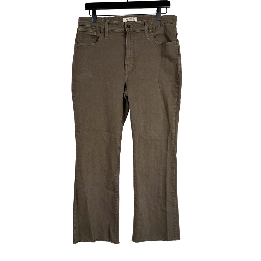 Madewell Mid-Rise Kick Out Bootcut Jeans Brown High Rise - 30